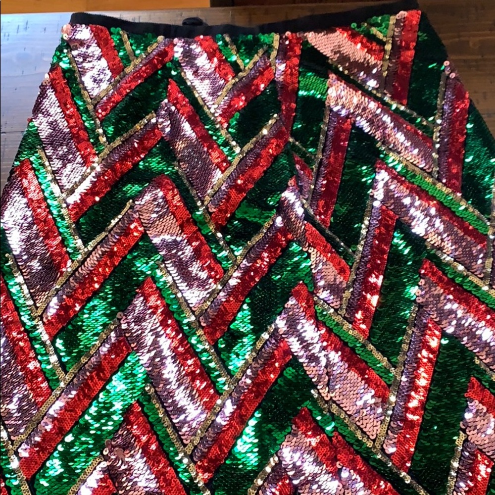 Gucci chevron midi sequin skirt - Picture 5 of 9